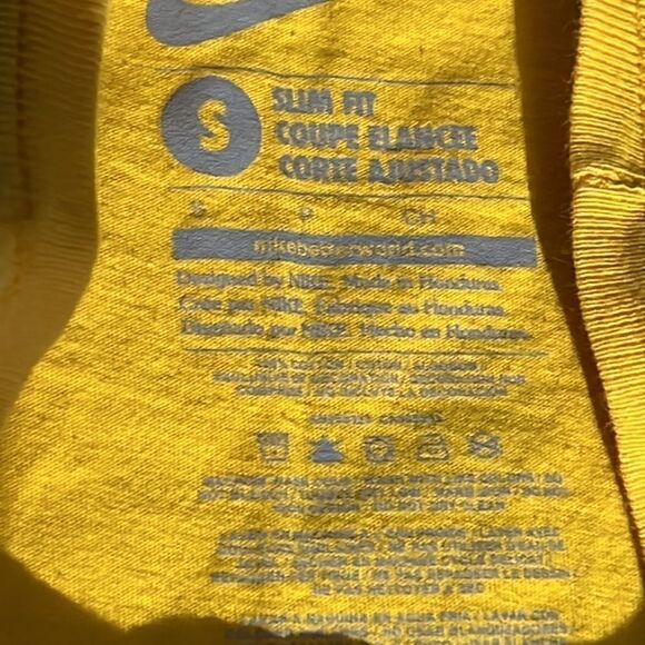 Milwaukee Brewers Baseball Yellow Nike Slim Fit Tee Size Small - Picture 8 of 10